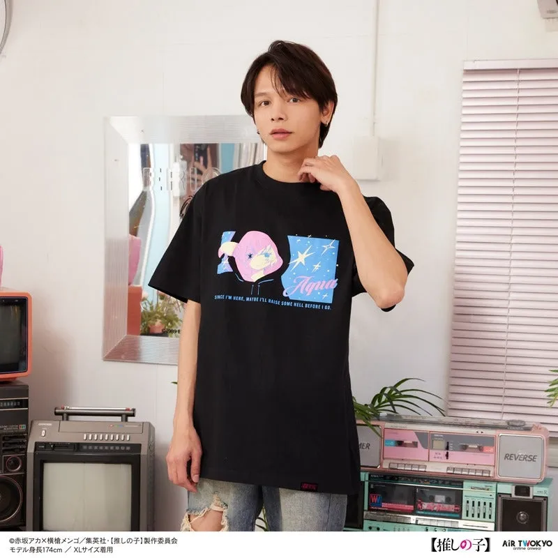 (Goods - Shirt) Oshi no Ko Vol. 1 Retro Pop T-shirt 2 (Aqua) M