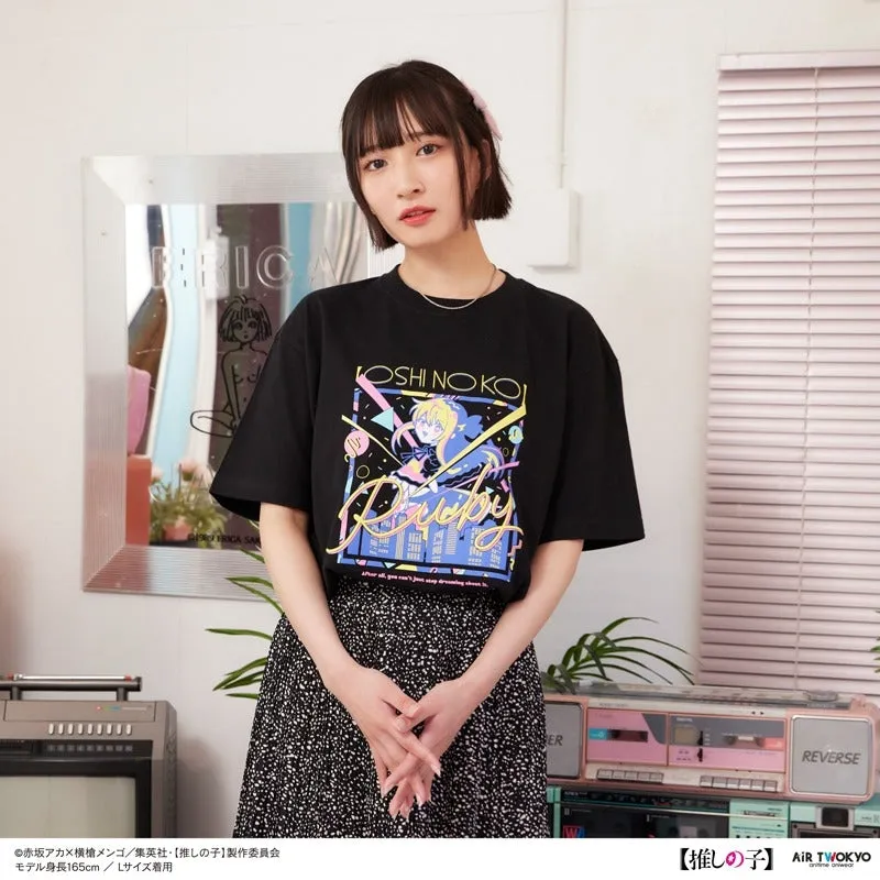(Goods - Shirt) Oshi no Ko Vol. 1 Retro Pop T-shirt 3 (Ruby) L