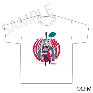 (Goods - Shirt)Hatsune Miku  Hirosaki Apple T-Shirt Size XL - Art by Asagao Minoru
