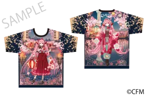 (Goods - Shirt)Sakura Miku  Hirohako Full Graphic T-shirt Hirohako 2025 - Art by iXima