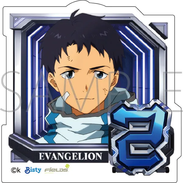 (Goods - Sticker) Evangelion Die-cut Sticker Normal Pattern (2. Ryouji Kaji (Boy), Pachinko Shin Evangelion