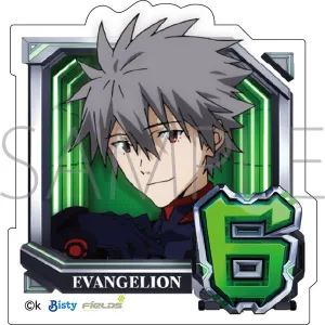 (Goods - Sticker) Evangelion Die-cut Sticker Normal Pattern (6. Kaworu Nagisa), Pachinko Shin Evangelion