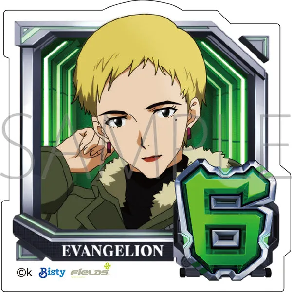 (Goods - Sticker) Evangelion Die-cut Sticker Normal Pattern (6. Ritsuko Akagi), Pachinko Shin Evangelion