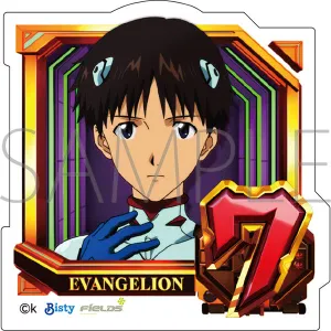 (Goods - Sticker) Evangelion Die-cut Sticker Normal Pattern (7. Shinji Ikari), Pachinko Shin Evangelion