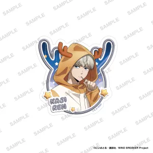 (Goods - Sticker) WIND BREAKER Die-Cut Sticker Pajama Party ver. - Ren Kaji