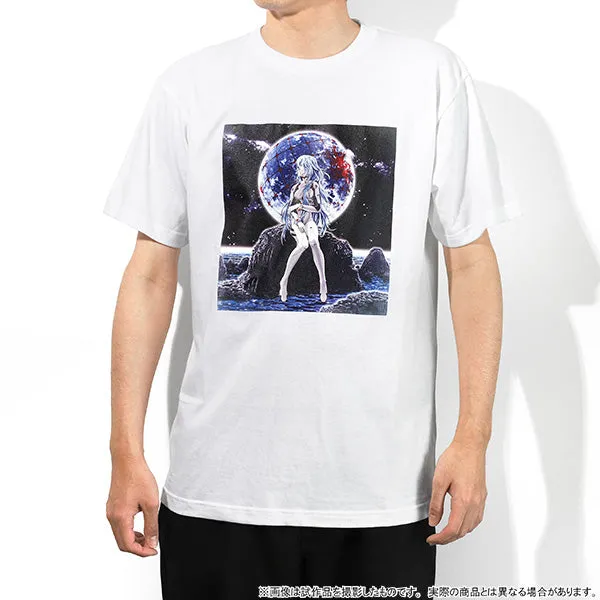 (Goods - T-shirt) Evangelion T-shirt Rei Ayanami (Long Hair)(White, Free Size), Pachinko Shin Evangelion
