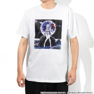 (Goods - T-shirt) Evangelion T-shirt Rei Ayanami (Long Hair)(White, Free Size), Pachinko Shin Evangelion