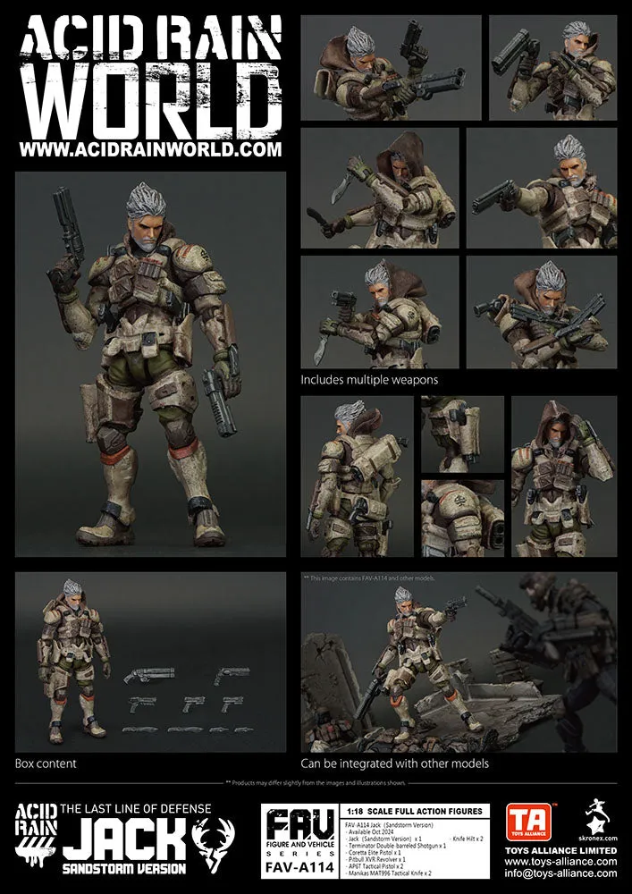 [Pre-order] Acid Rain World - FAV-A114 Jack (Sandstorm Version) 1/18 Action Figure Toys Alliance Limited