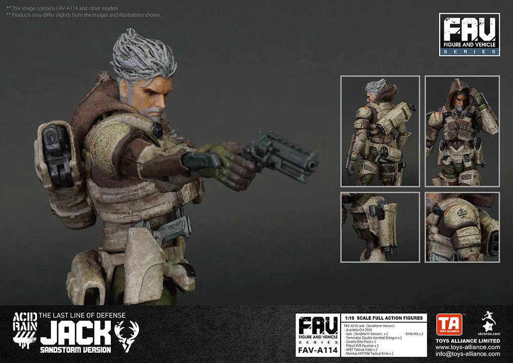 [Pre-order] Acid Rain World - FAV-A114 Jack (Sandstorm Version) 1/18 Action Figure Toys Alliance Limited