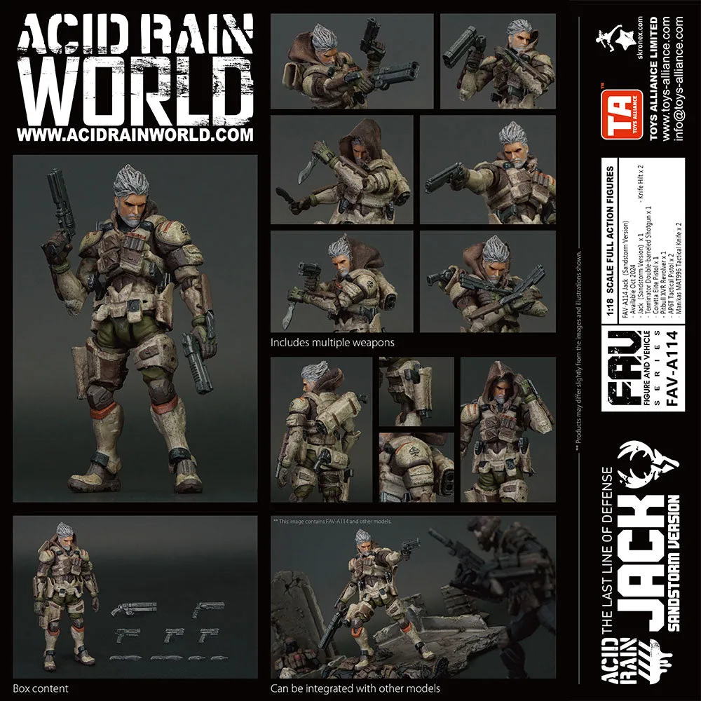 [Pre-order] Acid Rain World - FAV-A114 Jack (Sandstorm Version) 1/18 Action Figure Toys Alliance Limited
