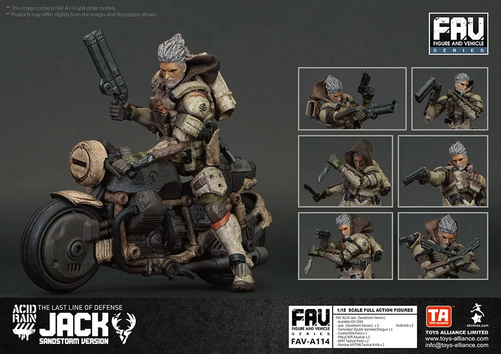 [Pre-order] Acid Rain World - FAV-A114 Jack (Sandstorm Version) 1/18 Action Figure Toys Alliance Limited