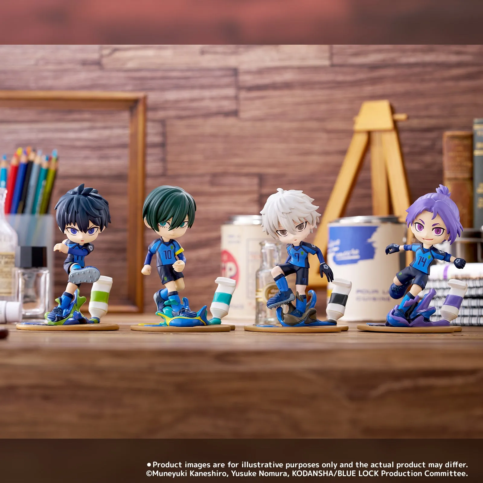 [Pre-order] Blue Lock - Reo Mikage & Yoichi Isagi & Rin Itoshi & Seishiro Nagi Mini Figure Bushiroad Creative
