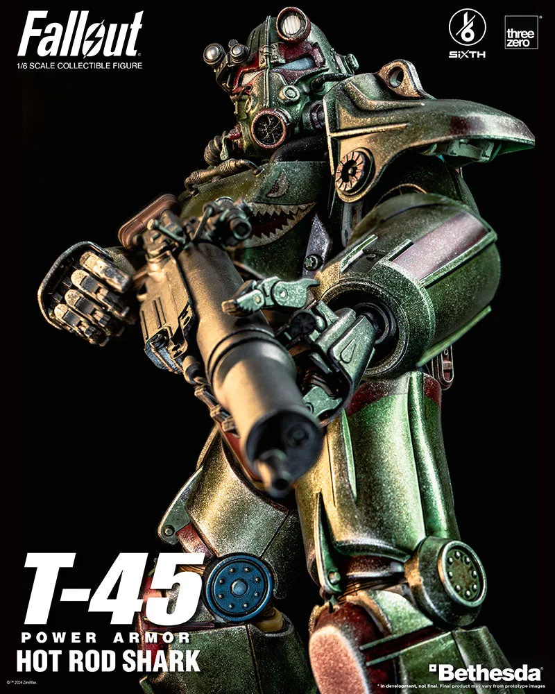 [Pre-order] Fallout - T-45 Hot Rod Shark Power Armor 1/6 Scale Action Figure ThreeZero