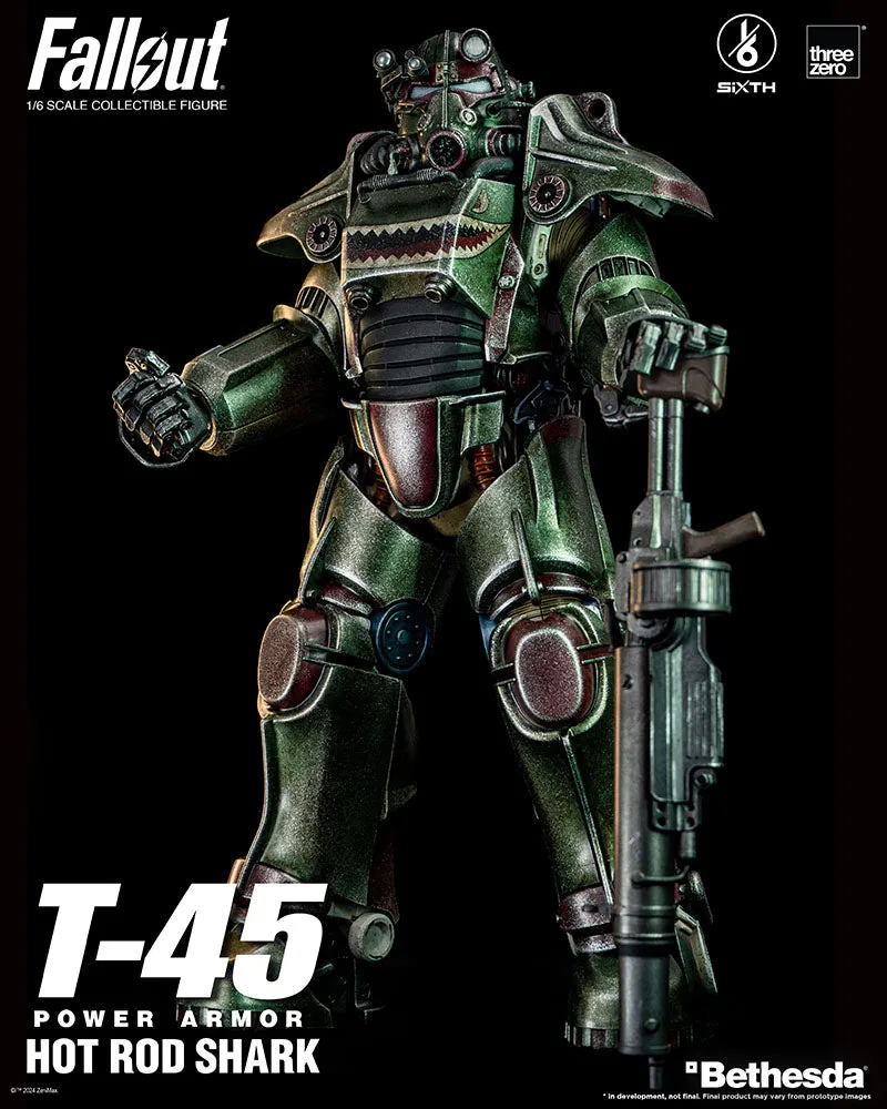 [Pre-order] Fallout - T-45 Hot Rod Shark Power Armor 1/6 Scale Action Figure ThreeZero