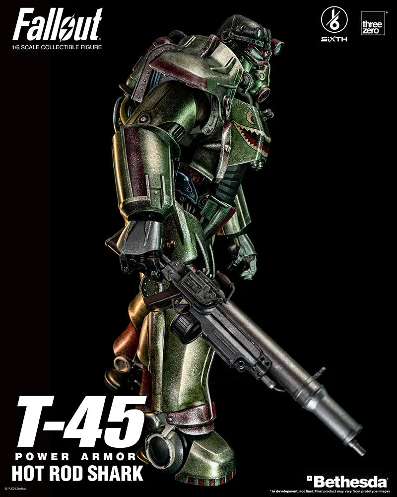 [Pre-order] Fallout - T-45 Hot Rod Shark Power Armor 1/6 Scale Action Figure ThreeZero