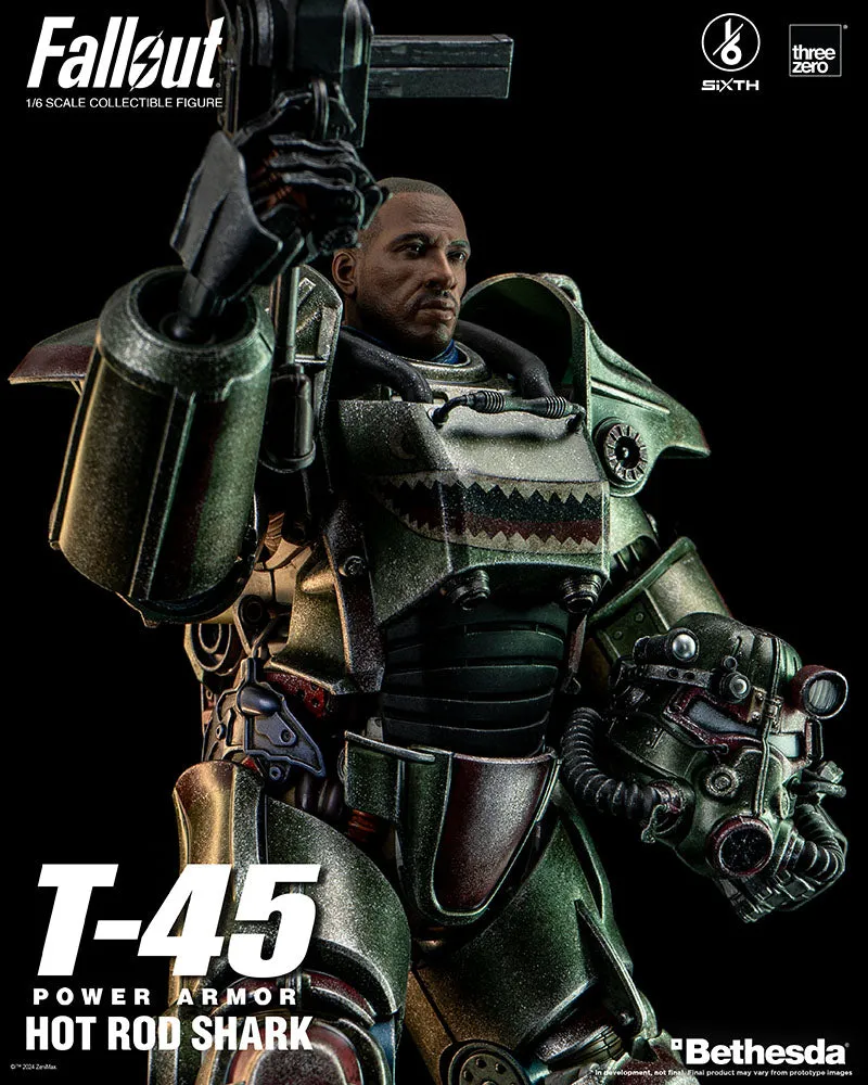 [Pre-order] Fallout - T-45 Hot Rod Shark Power Armor 1/6 Scale Action Figure ThreeZero