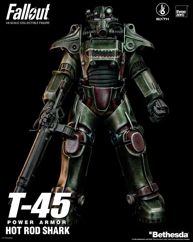 [Pre-order] Fallout - T-45 Hot Rod Shark Power Armor 1/6 Scale Action Figure ThreeZero
