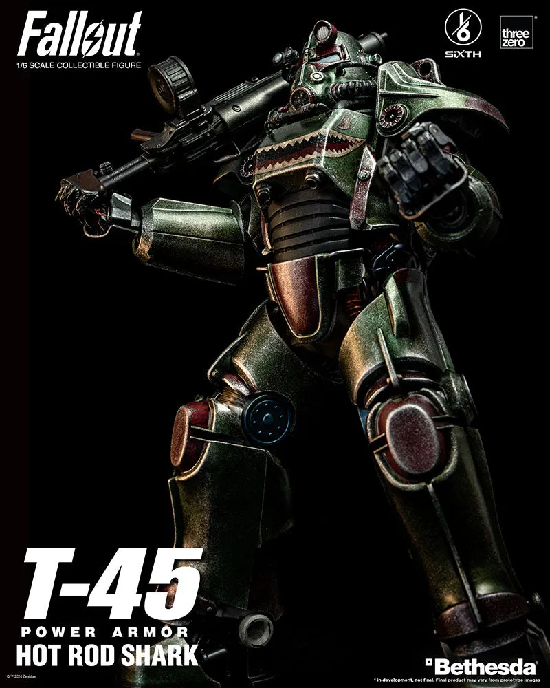 [Pre-order] Fallout - T-45 Hot Rod Shark Power Armor 1/6 Scale Action Figure ThreeZero
