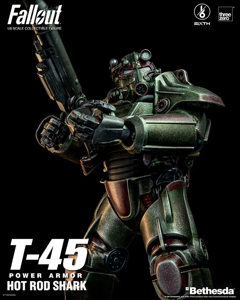 [Pre-order] Fallout - T-45 Hot Rod Shark Power Armor 1/6 Scale Action Figure ThreeZero