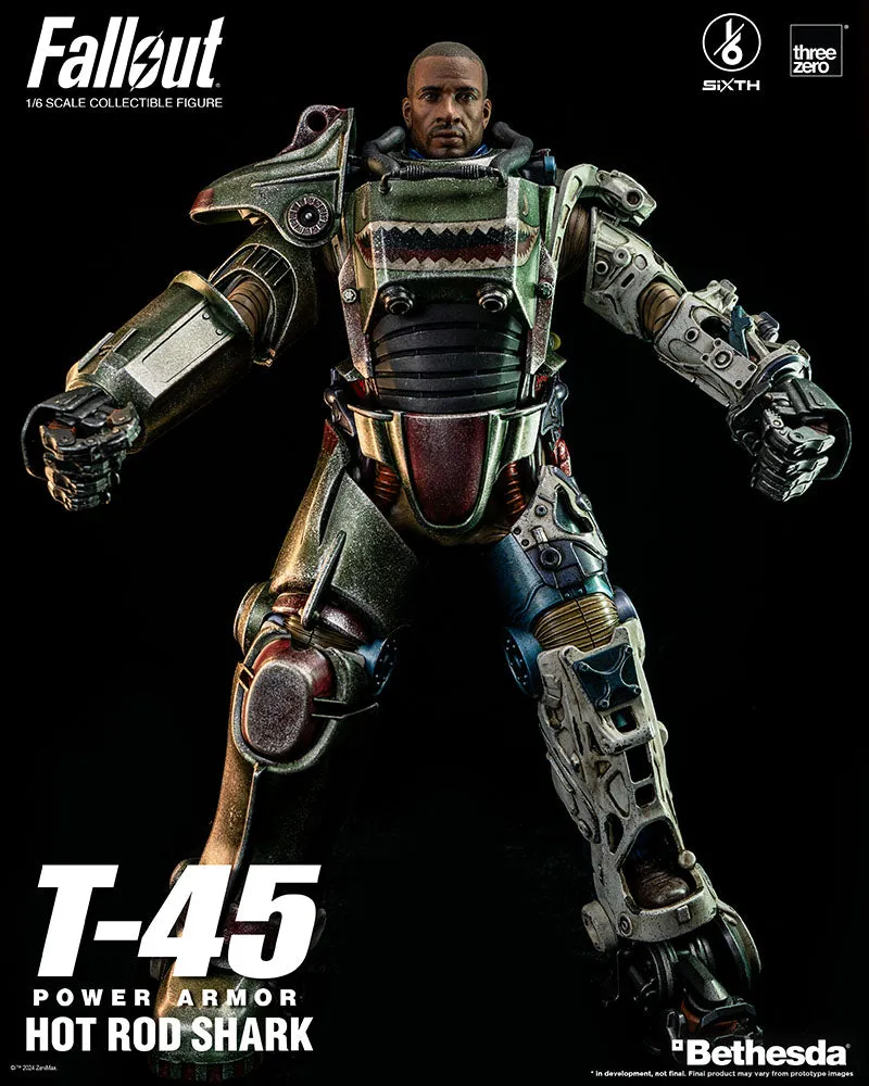 [Pre-order] Fallout - T-45 Hot Rod Shark Power Armor 1/6 Scale Action Figure ThreeZero