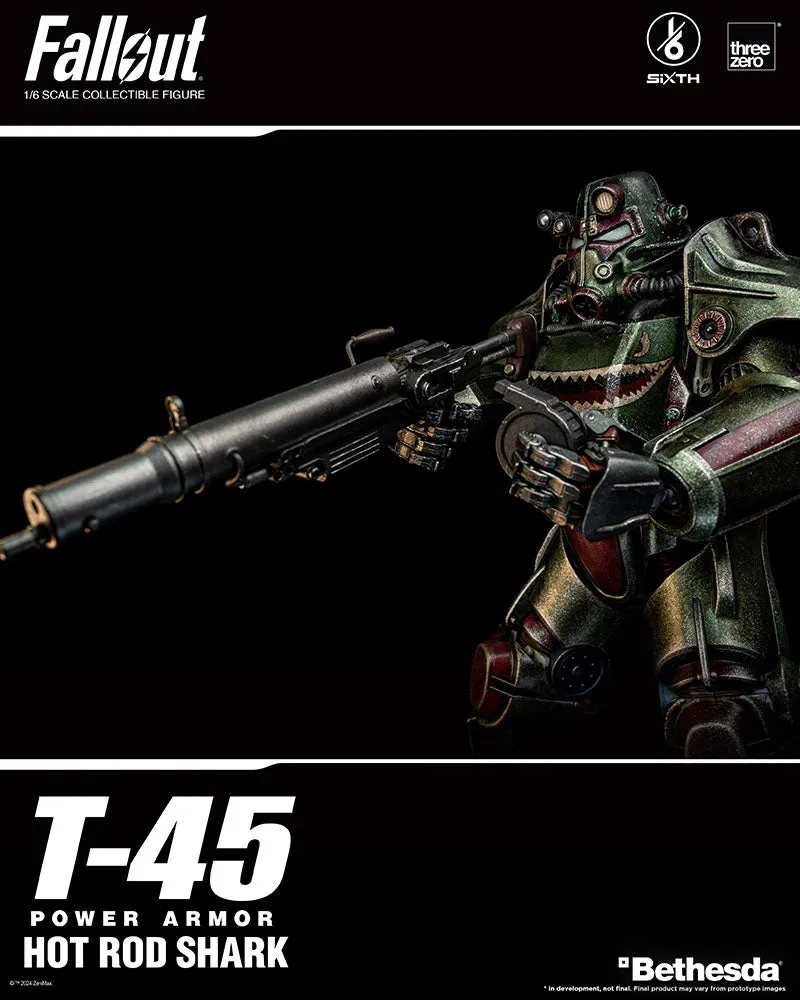 [Pre-order] Fallout - T-45 Hot Rod Shark Power Armor 1/6 Scale Action Figure ThreeZero