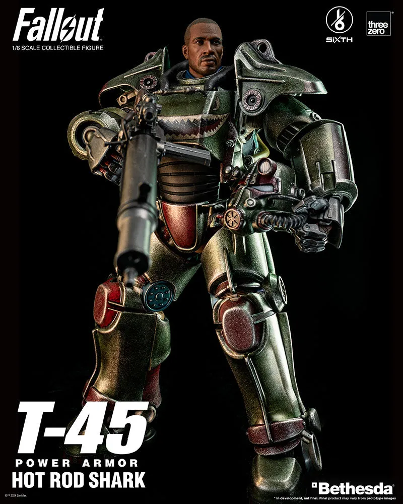 [Pre-order] Fallout - T-45 Hot Rod Shark Power Armor 1/6 Scale Action Figure ThreeZero