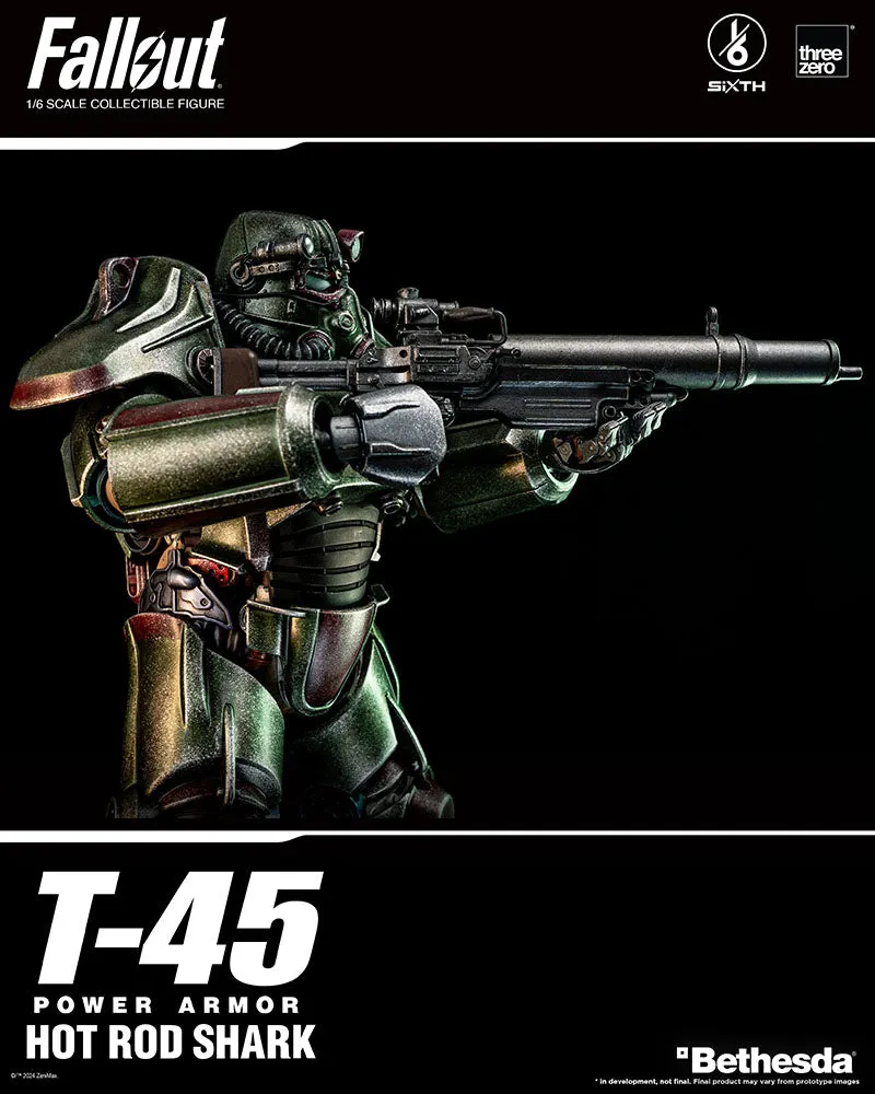 [Pre-order] Fallout - T-45 Hot Rod Shark Power Armor 1/6 Scale Action Figure ThreeZero