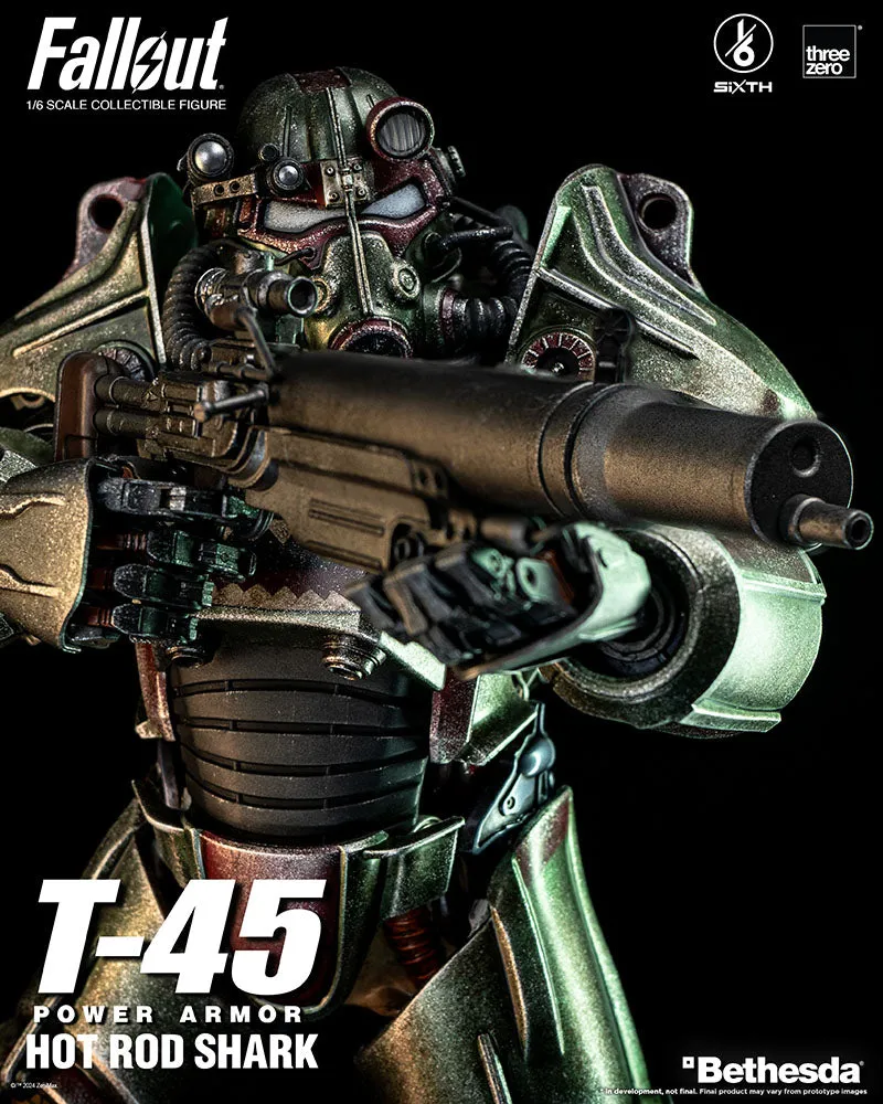 [Pre-order] Fallout - T-45 Hot Rod Shark Power Armor 1/6 Scale Action Figure ThreeZero
