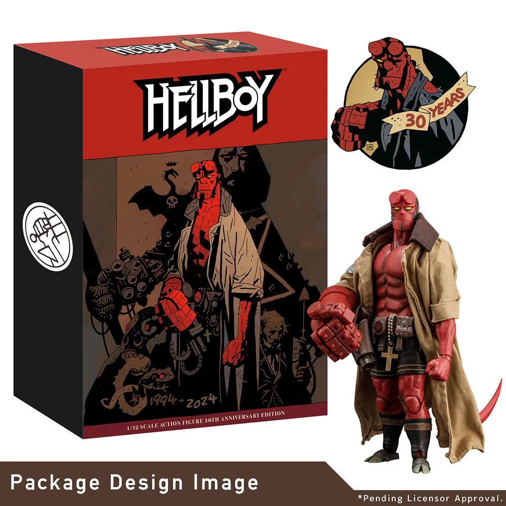 [Pre-order] Hellboy - Hellboy (30th Anniversary Edition) 1/12 Scale Action Figure 1000Toys
