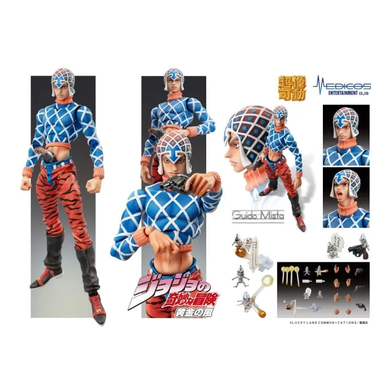 [Pre-order] JoJo's Bizarre Adventure - Guido Mista & S.P Action Figure Medicos Entertainment