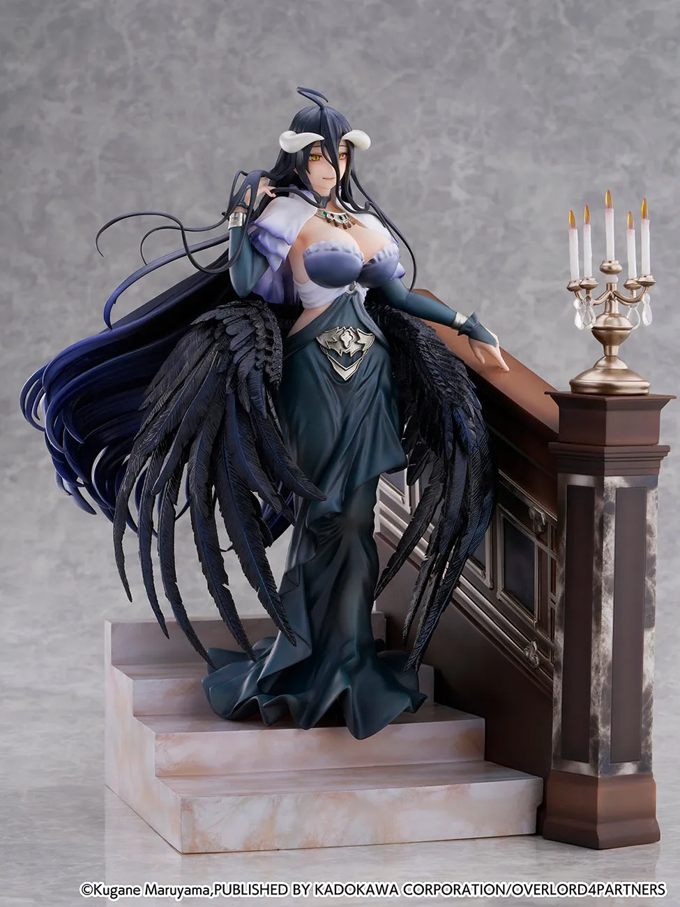 [Pre-order] Overlord - Albedo (Jet Black Dress Ver.) 1/7 Scale Figure CyberZ