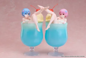 [Pre-order] Re:ZERO Starting Life in Another World - Ram & Rem (Cream Soda) 1/7 Scale Figure elcoco