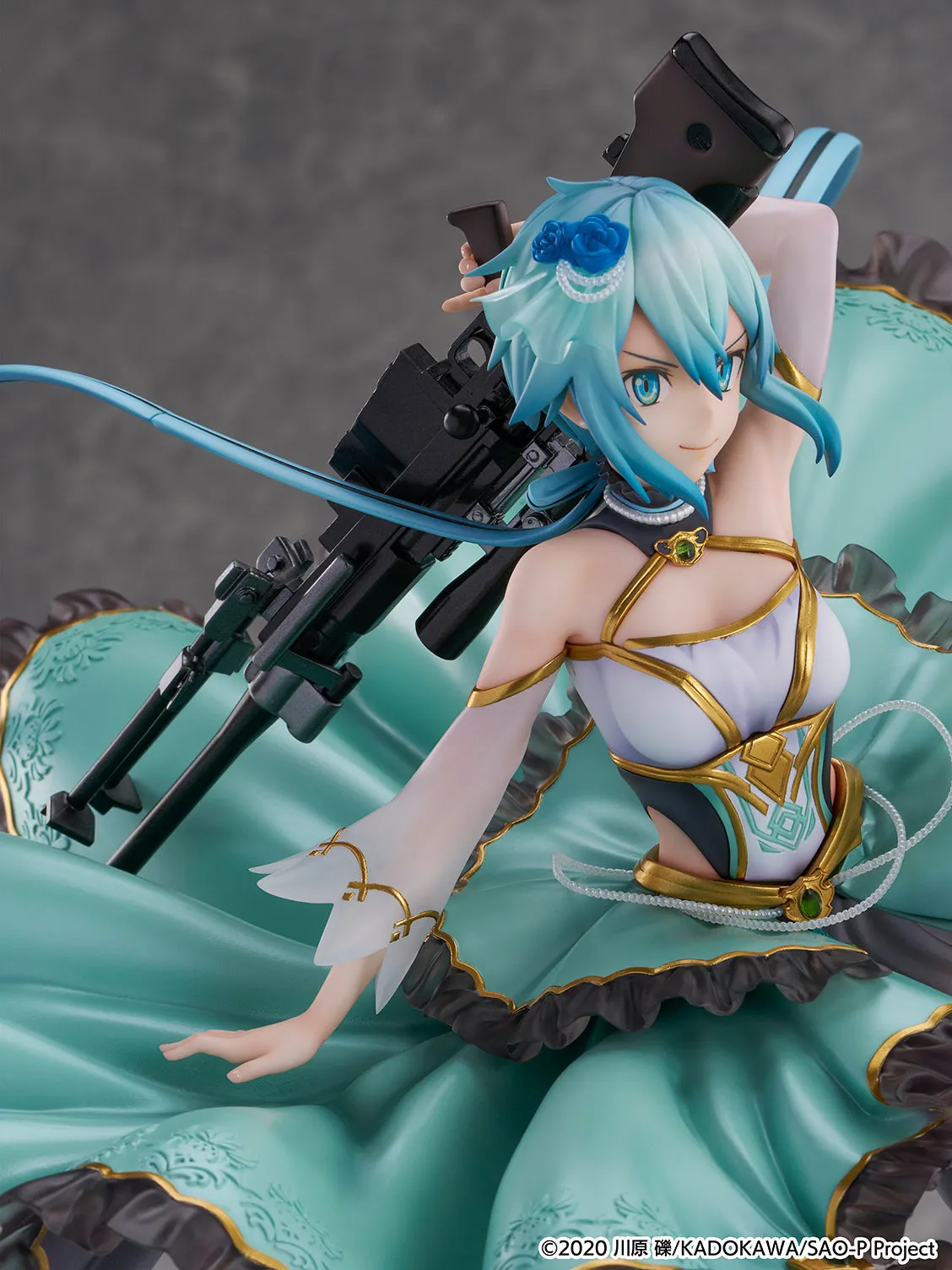[Pre-order] Sword Art Online - Sinon (Crystal Dress Ver.) 1/7 Scale Figure CyberZ