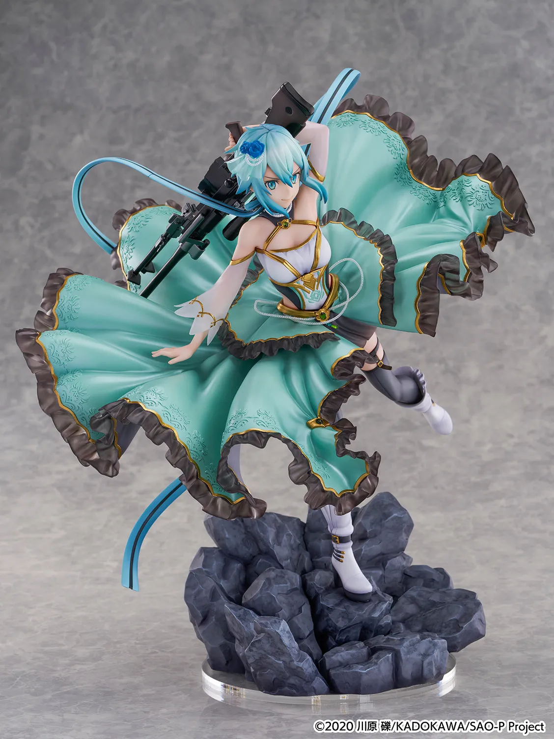 [Pre-order] Sword Art Online - Sinon (Crystal Dress Ver.) 1/7 Scale Figure CyberZ